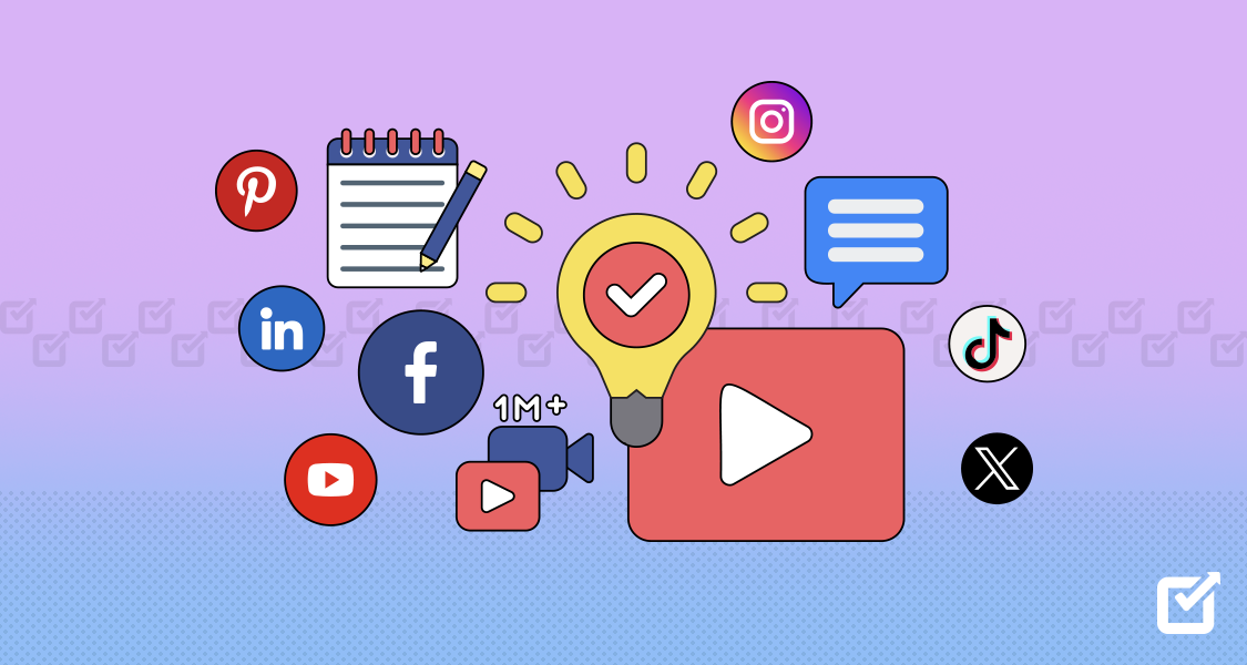 Gemeinsame Nutzung sozialer Medien für eine größere Reichweite von Videos