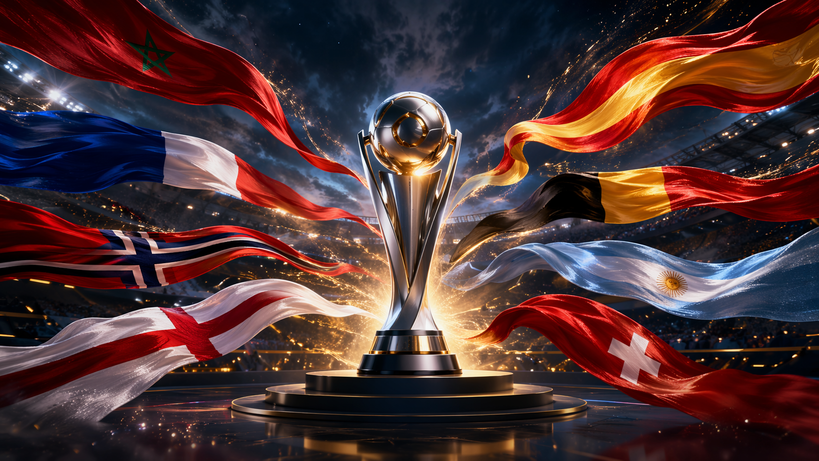 Dreamina quarterfinal world cup 2026 ai poster 16:9 hero image