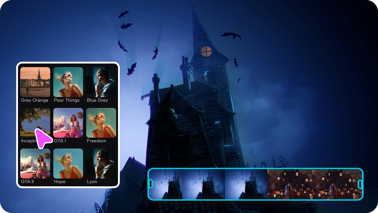 Edit your Halloween movie effortlessly