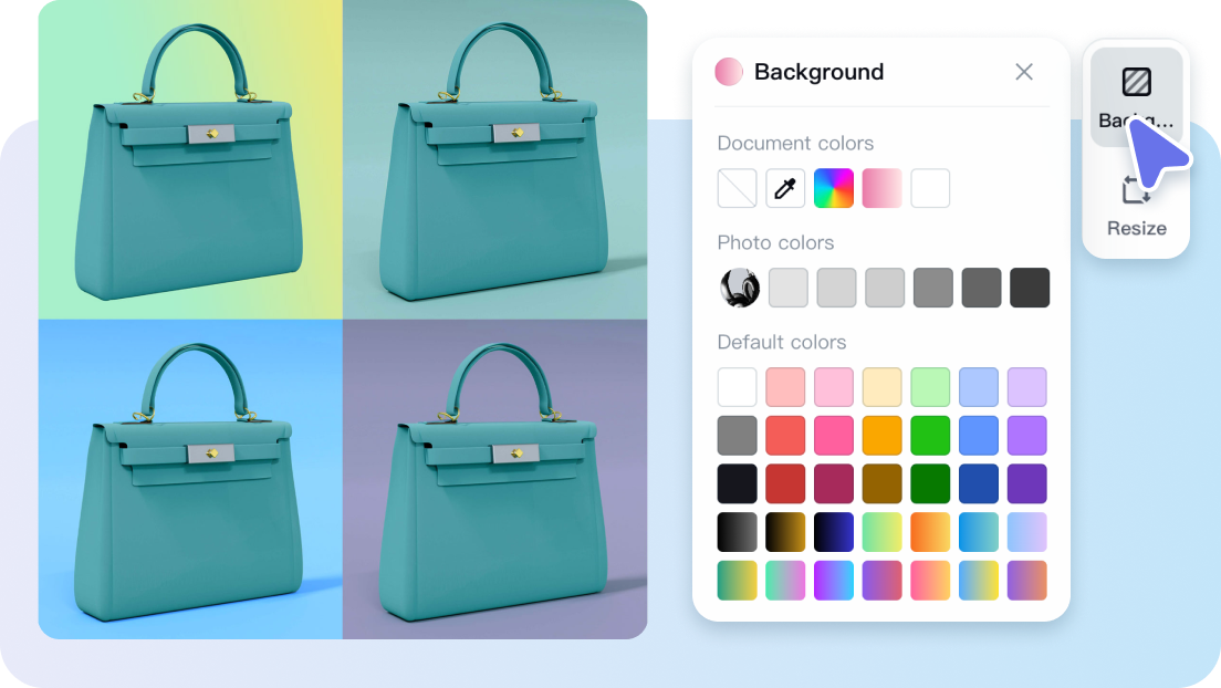 Sostituzione dello sfondo per annunci Snapchat