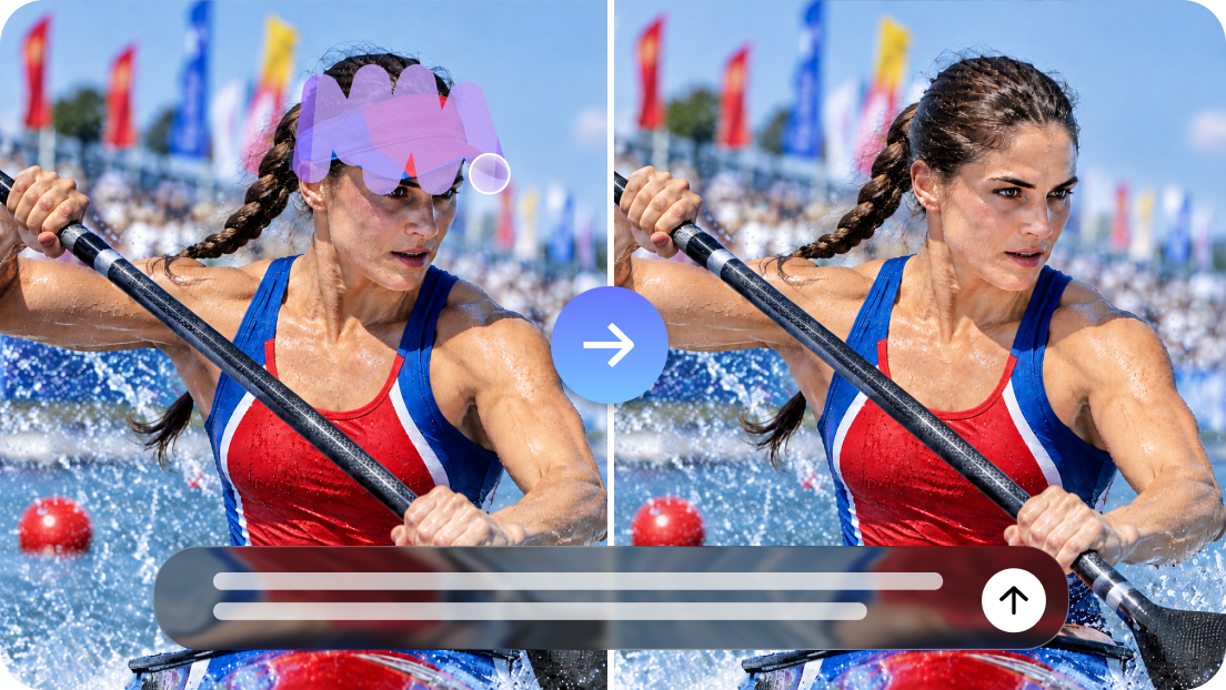 Video object remover to clean up outdoor footage