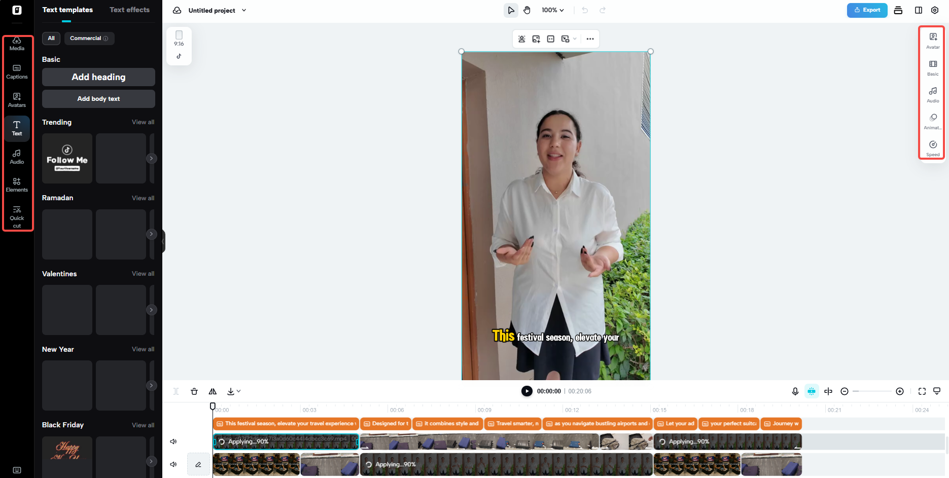 I-customize ang iyong video