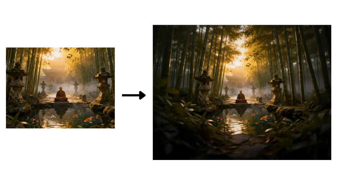 Expand feature in Dreamina