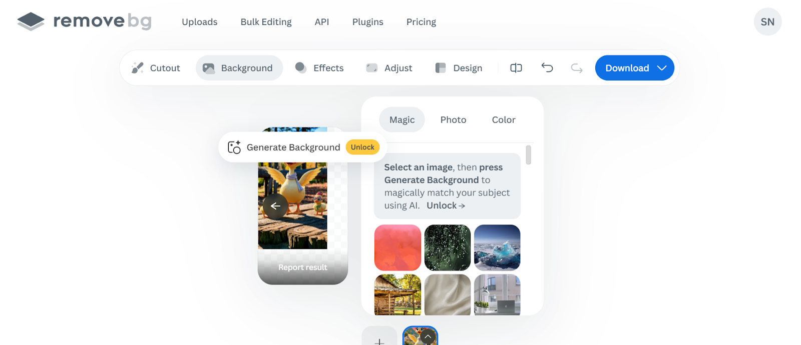 Remove.bg — Best AI background generator