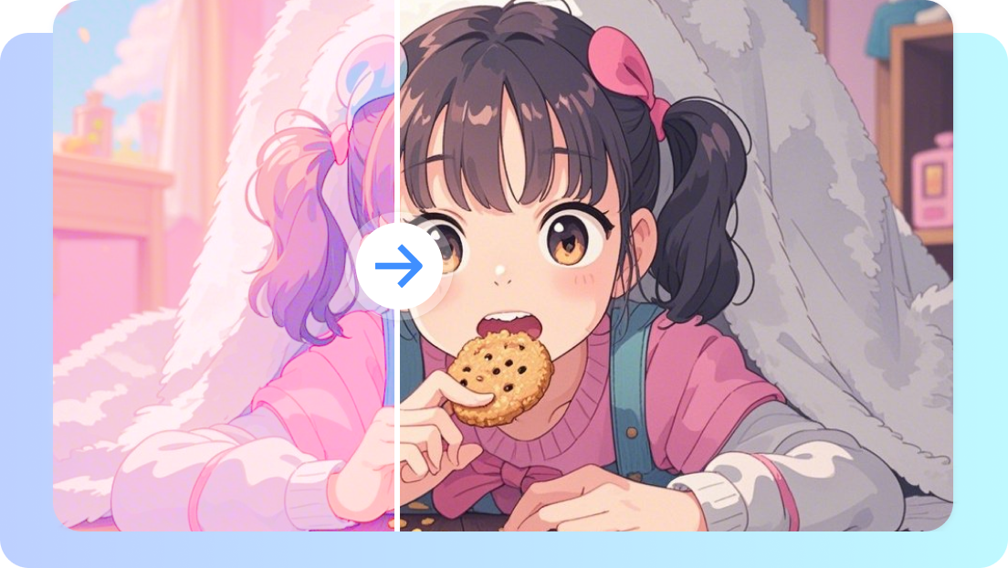 Customize the AI-generated image using advanced tools in CapCut 