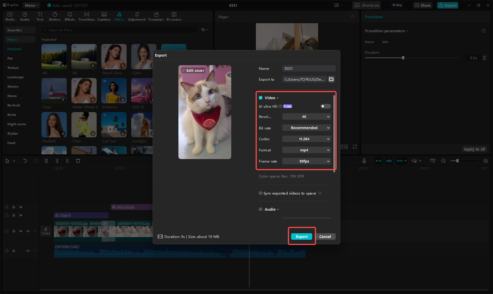 Експортувати слайд-шоу Facebook