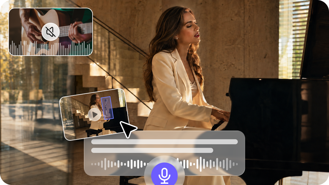 Ubah video dengan referensi dan pengeditan audio R2V