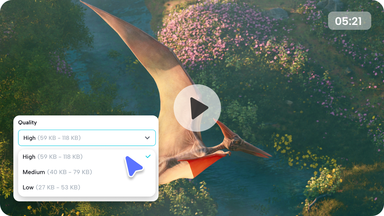 High-quality exports without watermarks