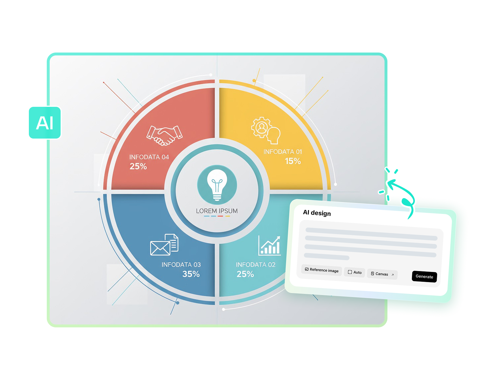 Bring Infographic Design Ideas to Life with AI
