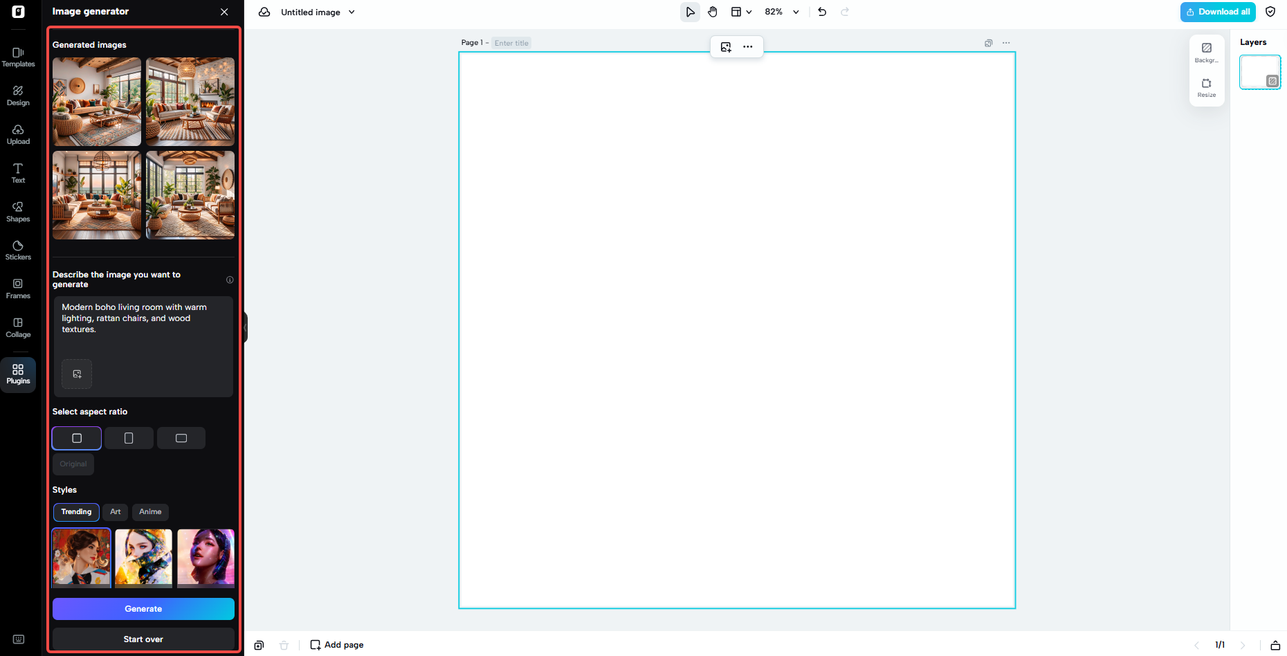 Vytvořte svůj návrh