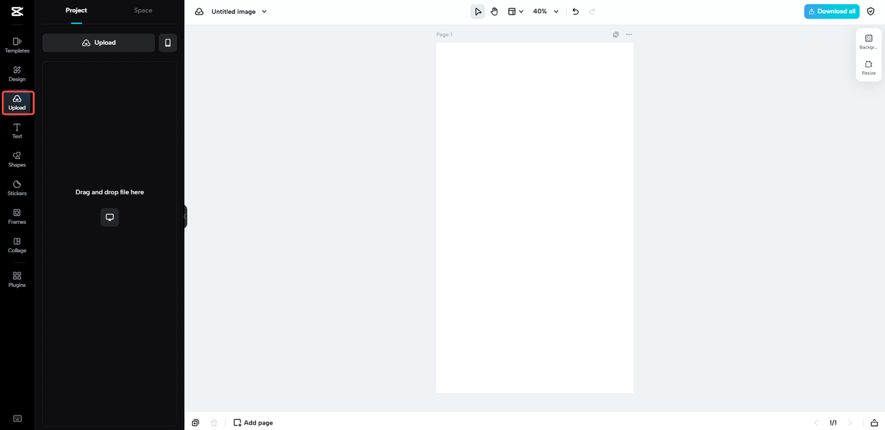 upload media from your device