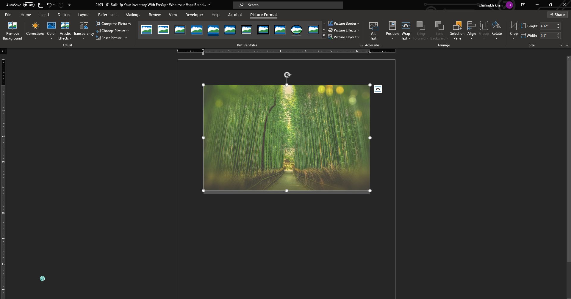 Selectați și ajustați imaginea