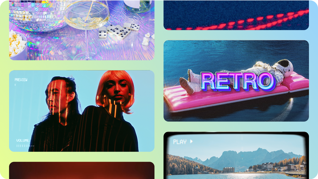 vintage filters, Effects and templates in CapCut