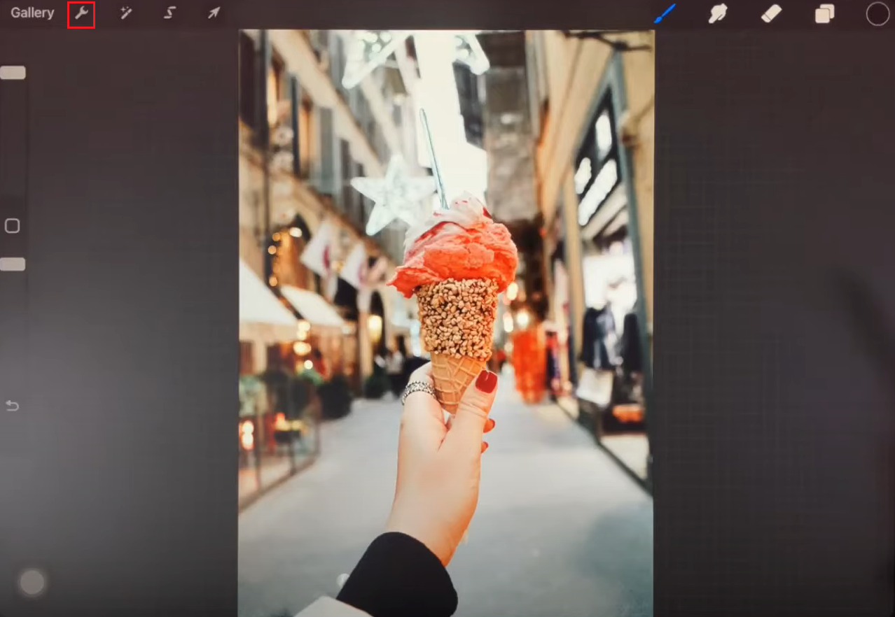 Import your image on Procreate