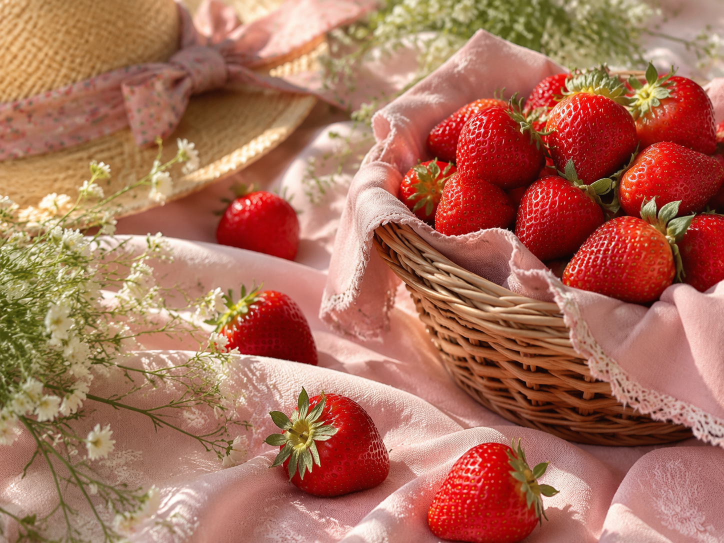 Fragola estetica Prompts eroe