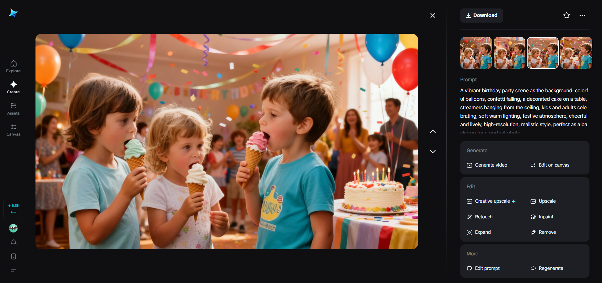 Edit and download your image