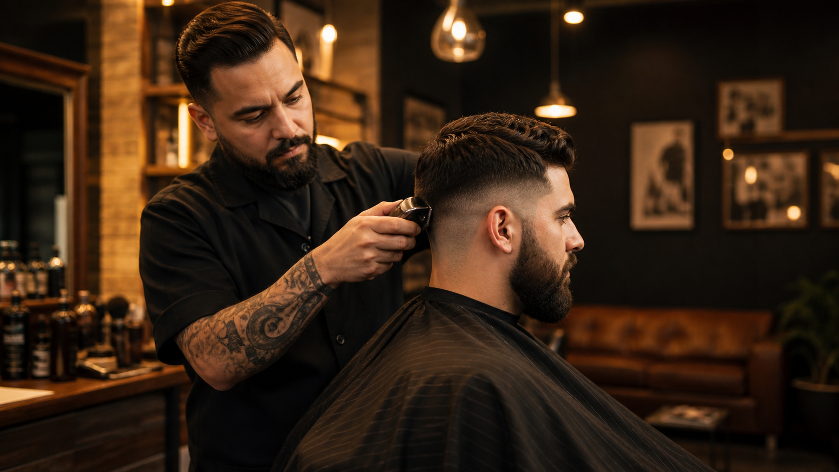Barbershop Promo Video hero visual
