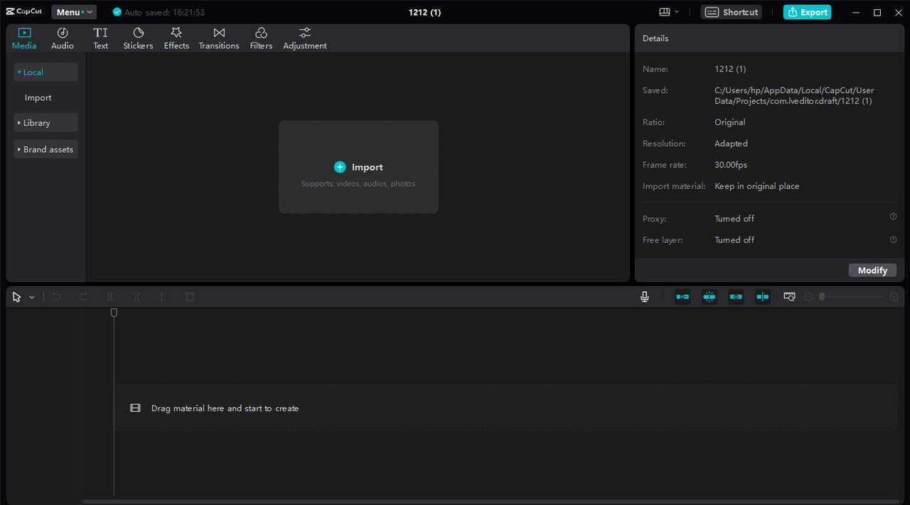 Upload video