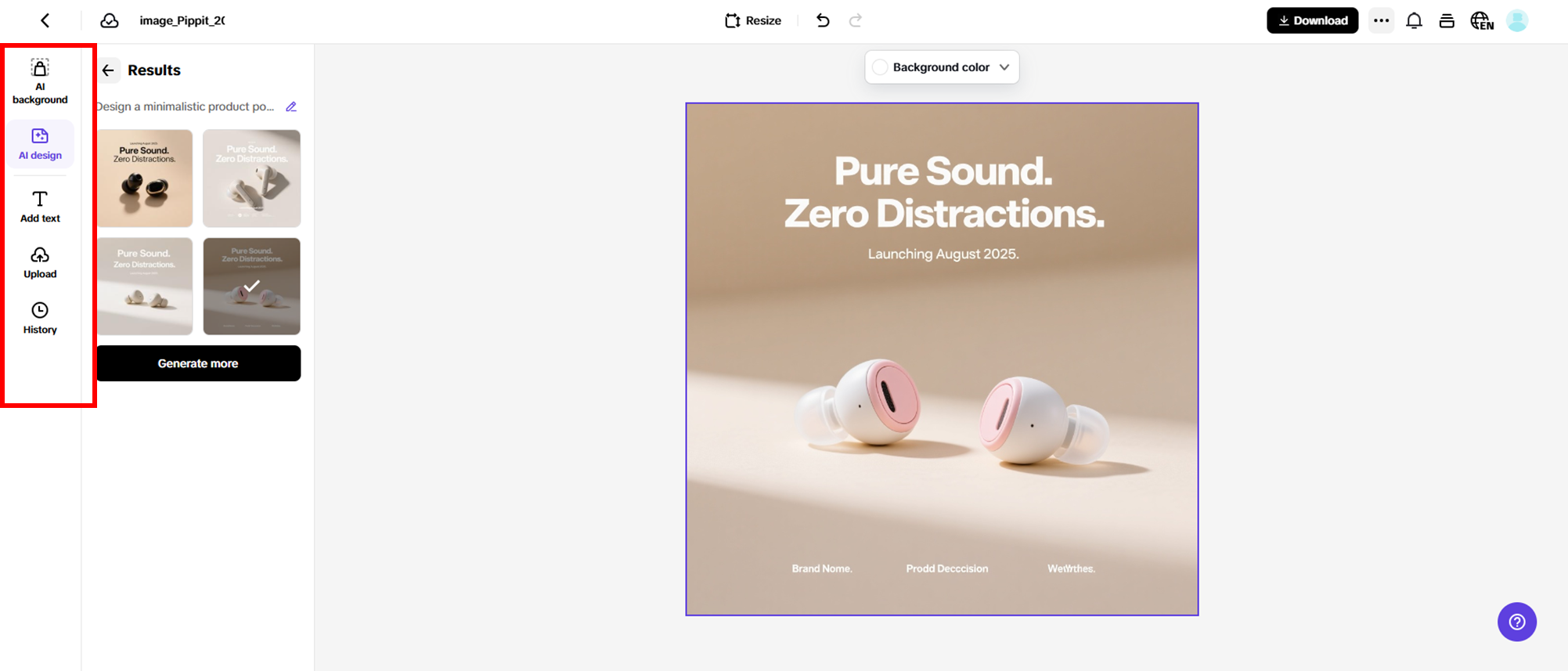 Customize your poster