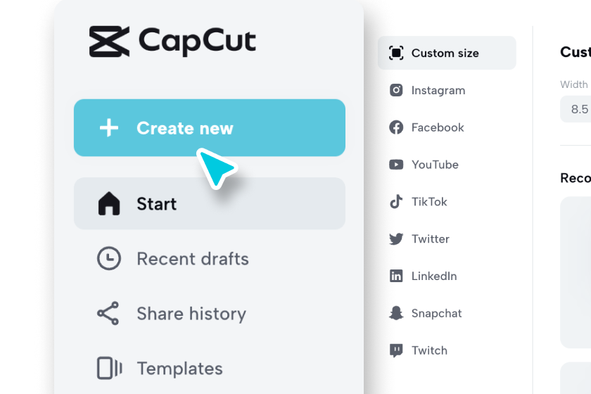 доступ capcut