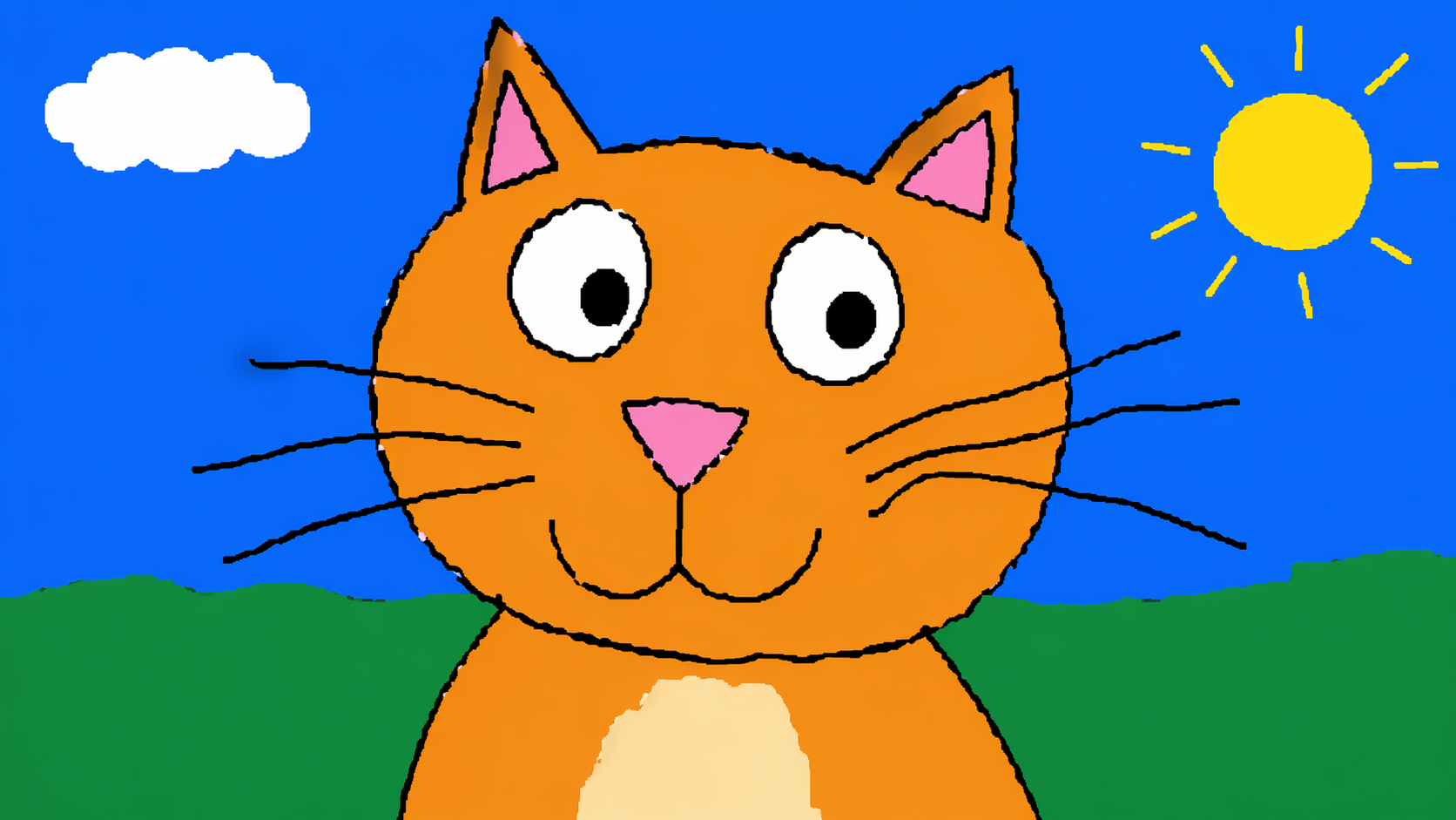 Dreamina ChatGPT MS Paint solicită exemplul prompt 1: Wonky Pet Portrait