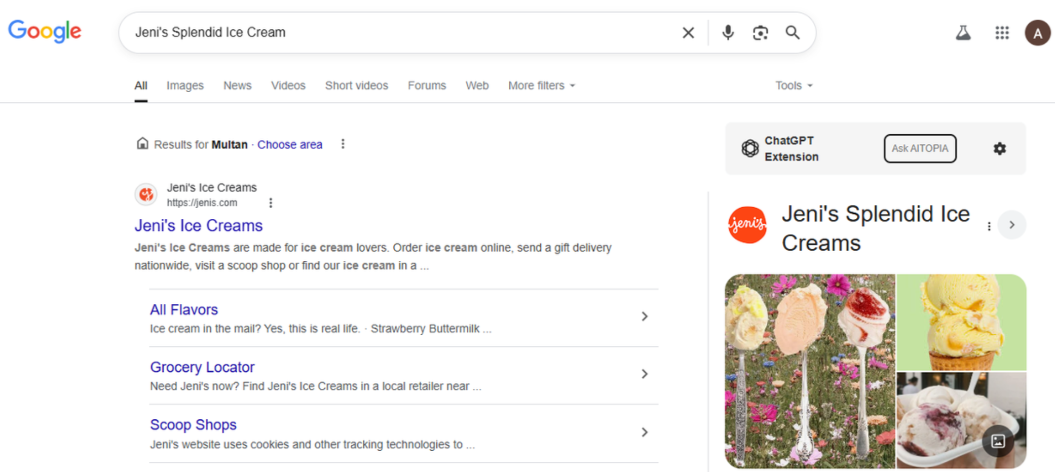 Jeni 'nin Muhteşem Dondurmasını gösteren resim Google işletme profili kapak fotoğrafı