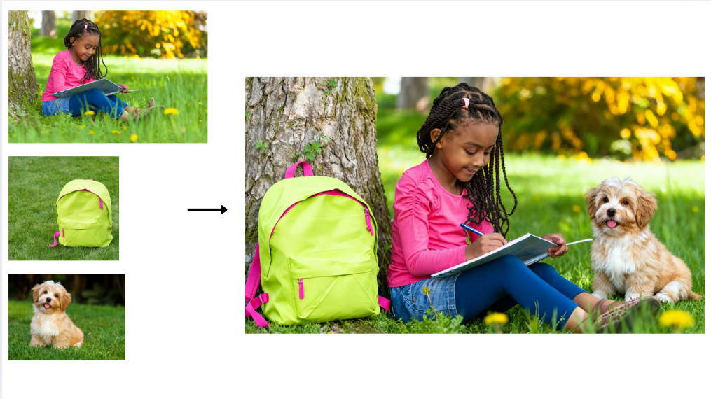 Multi-image fusion in Dreamina