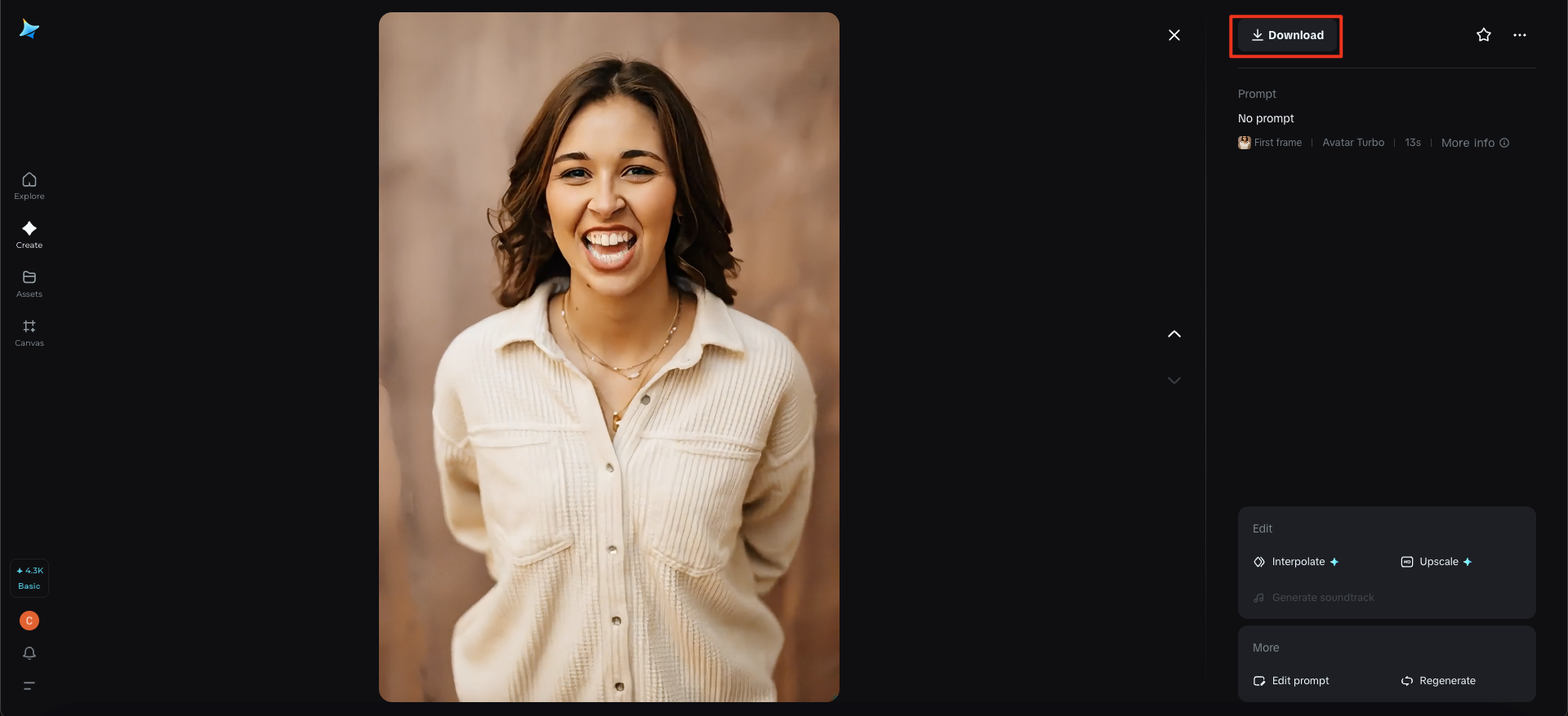 下載會說話的虛擬形象