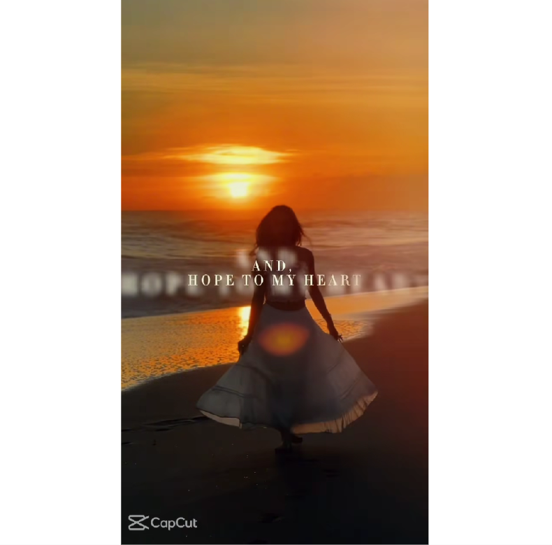 CapCut's SLOWMO KAMIN slow-motion video template