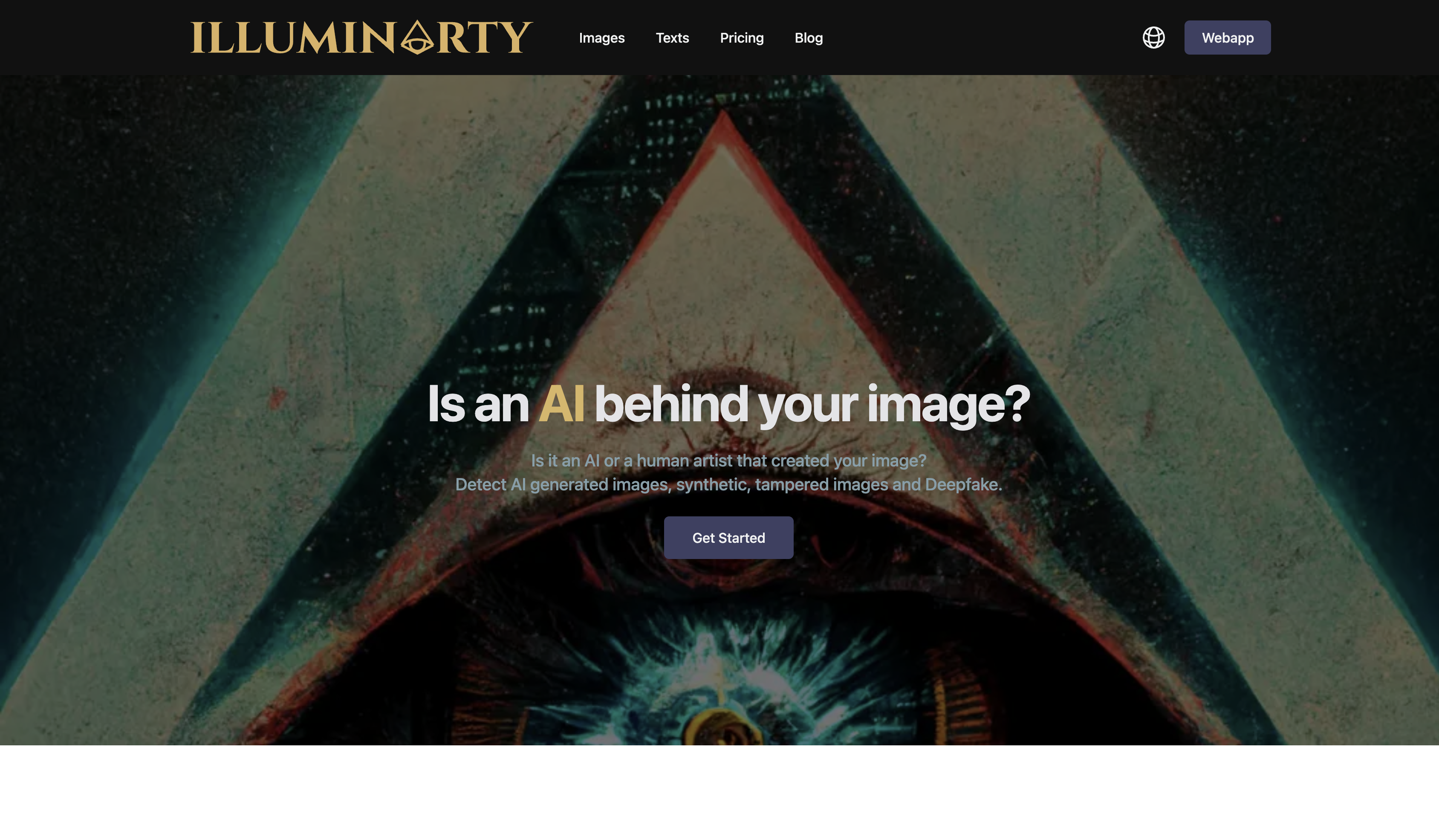 Illuminarty interface