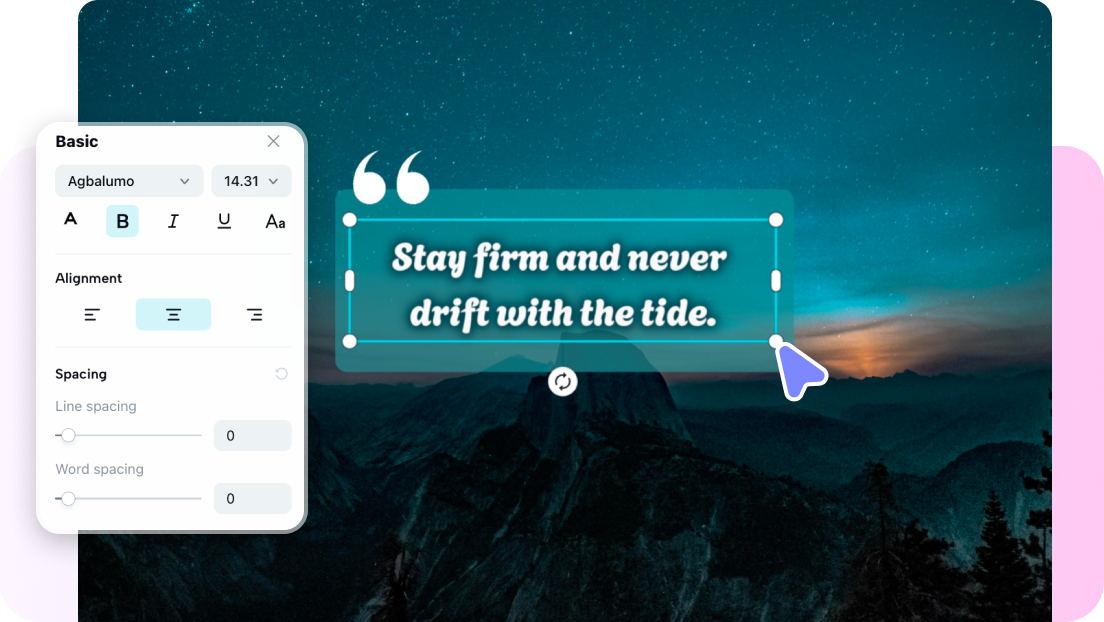 Customize layouts and fonts without editing skills