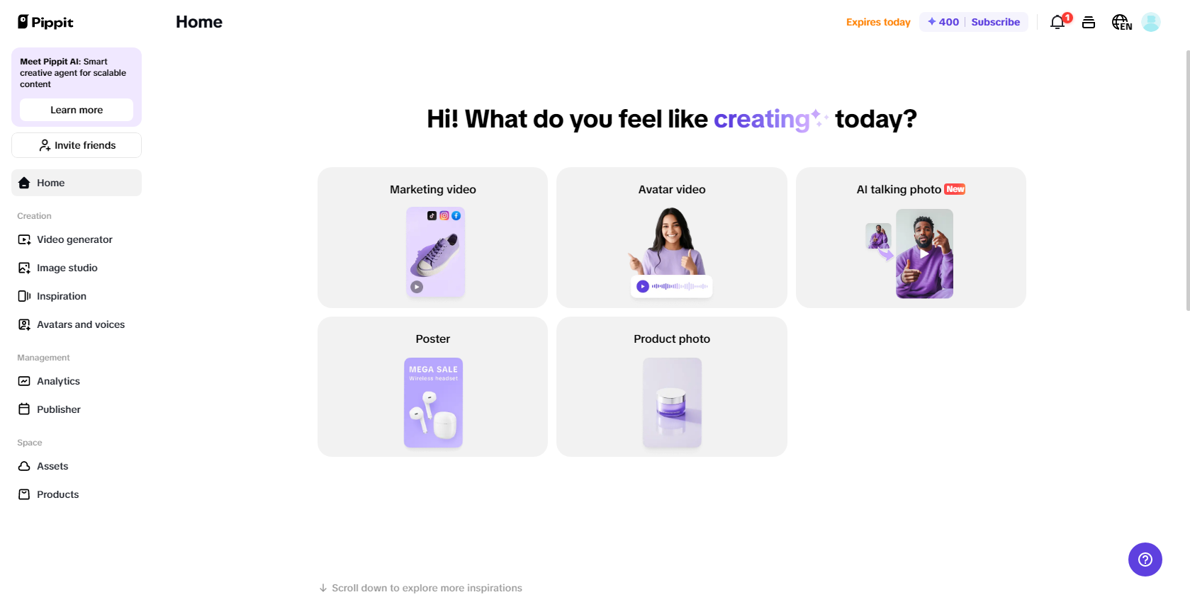 Pippit - The ideal e-commerce video creation tool