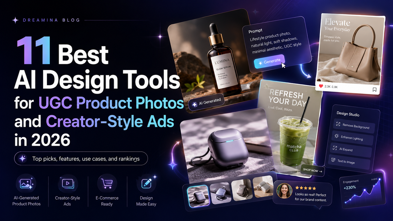 11 Best AI Design Tools for UGC Product Photos and Creator-Style Ads in 2026