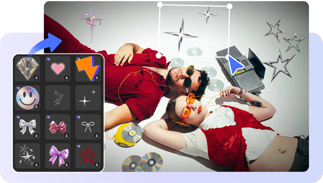 Rich visuals for image editing in CapCut