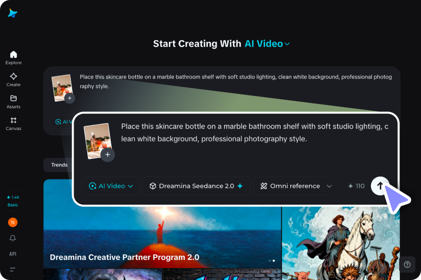 Generate your product mockup with image-to-image 
