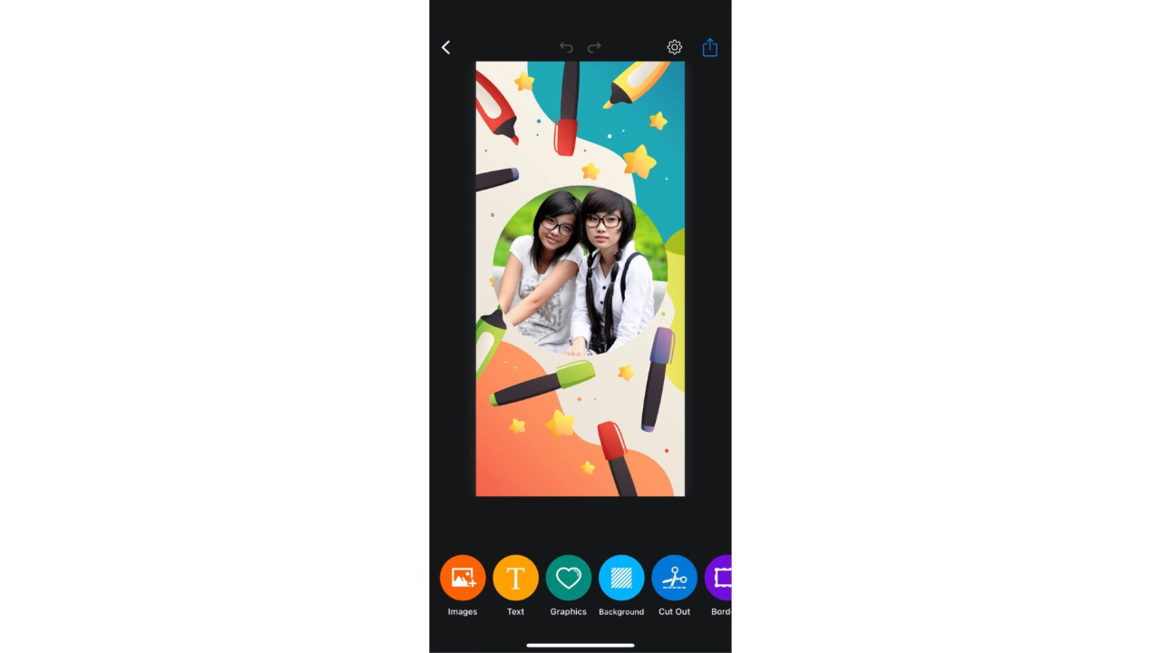 piZap - app for photo editing on android