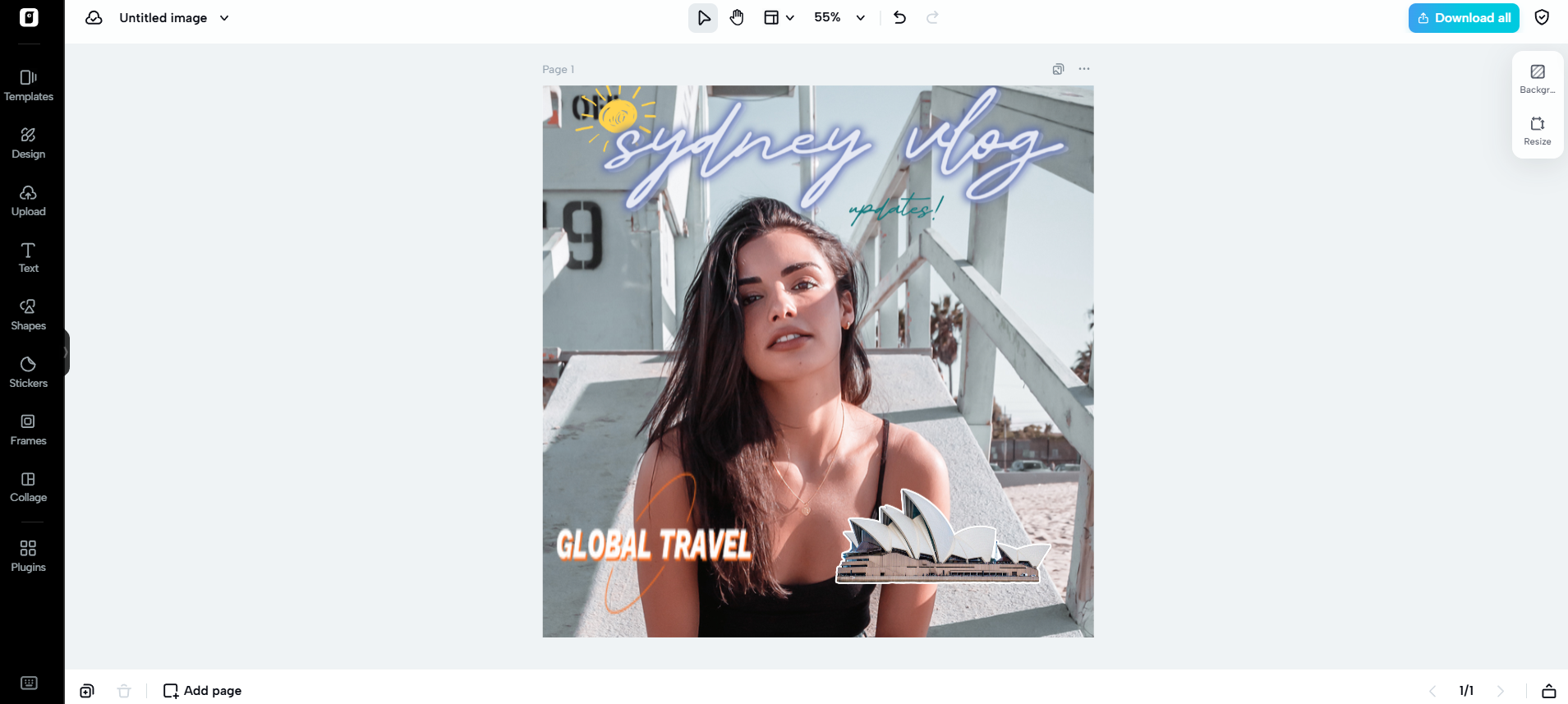 Real-time preview and editing
