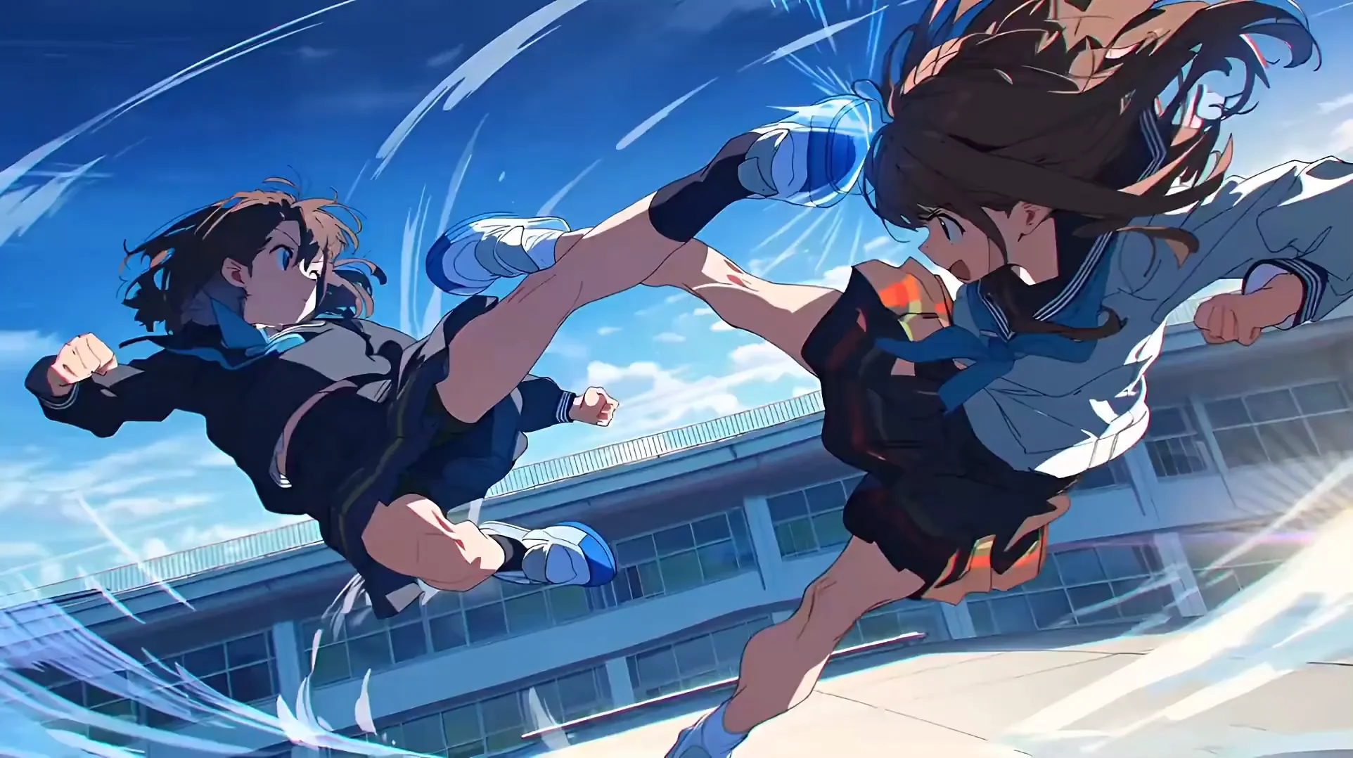 Fan-made anime scenes