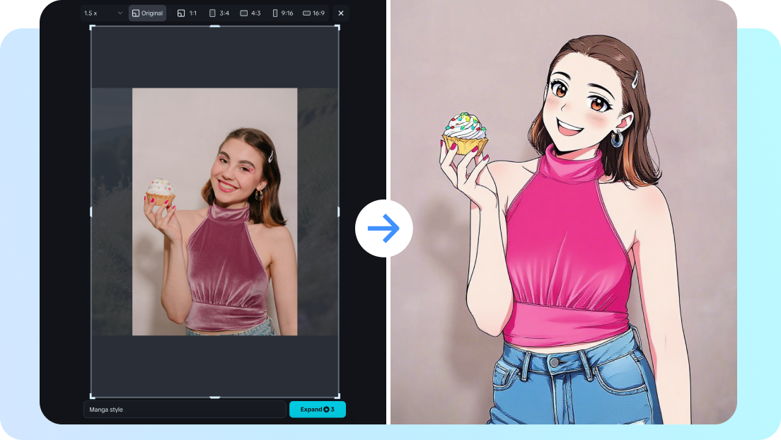 3. Enhance your picture with the image-to-image tool