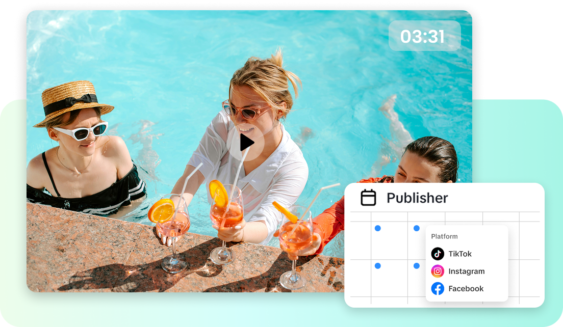 Seamless video publishing with scheduling options