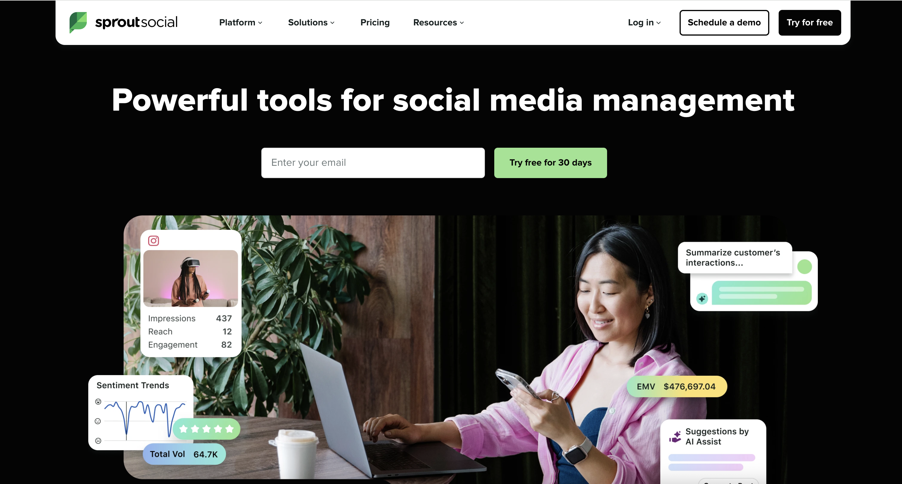 Sprout Social premium tools for Instagram marketing