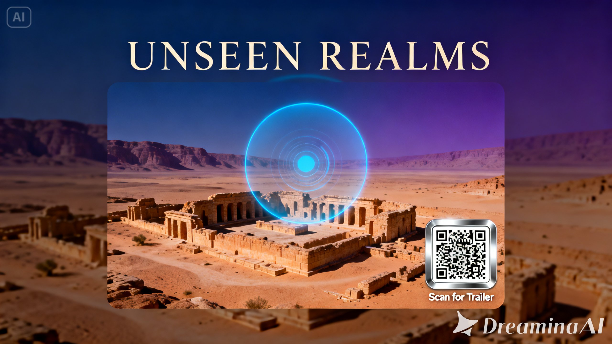 Documentary poster film, with an interactive feature of augmented reality