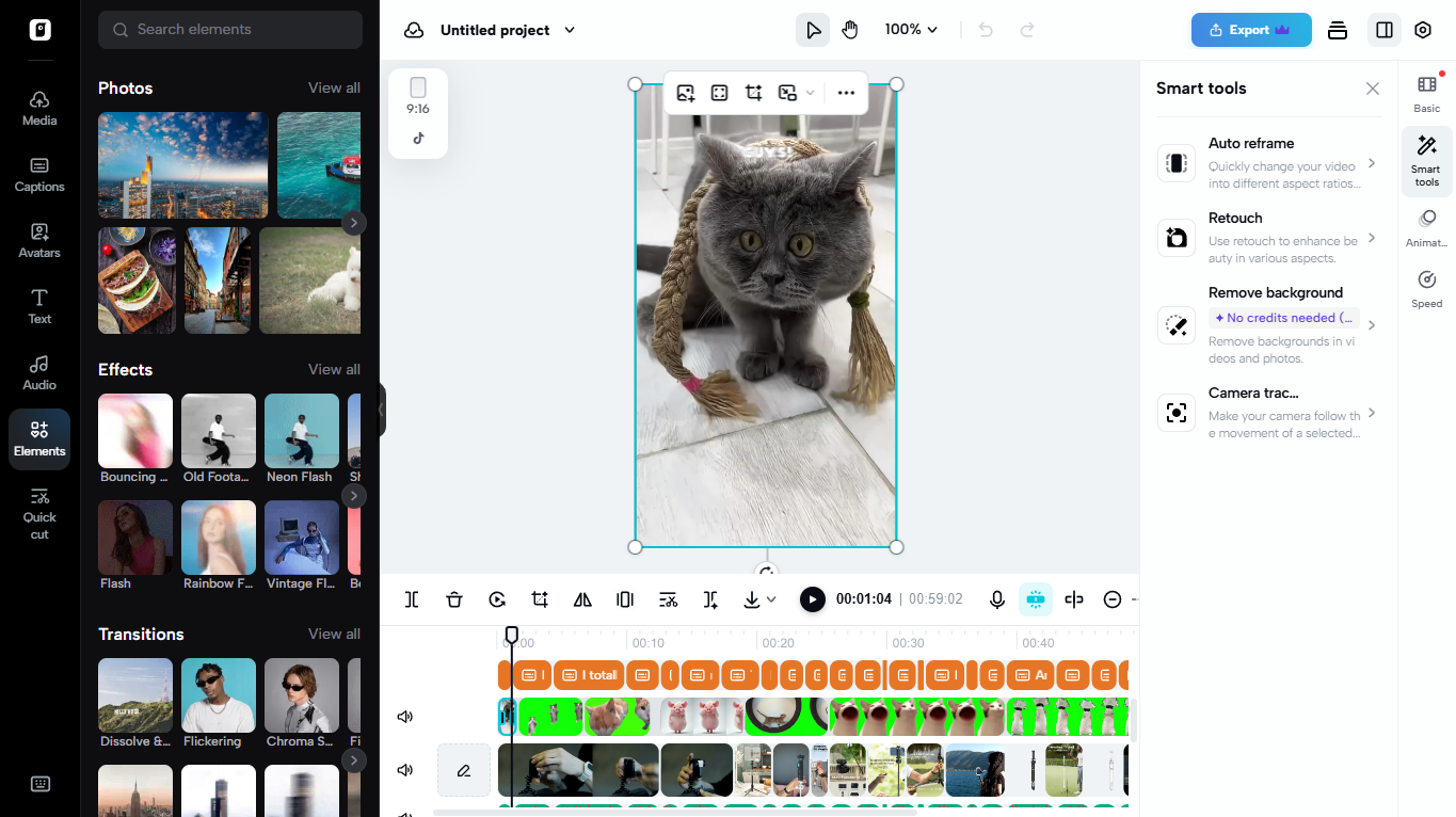 AI assisted smart editing