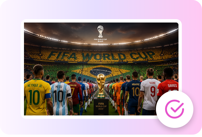 Turn simple sports ideas into visual stories