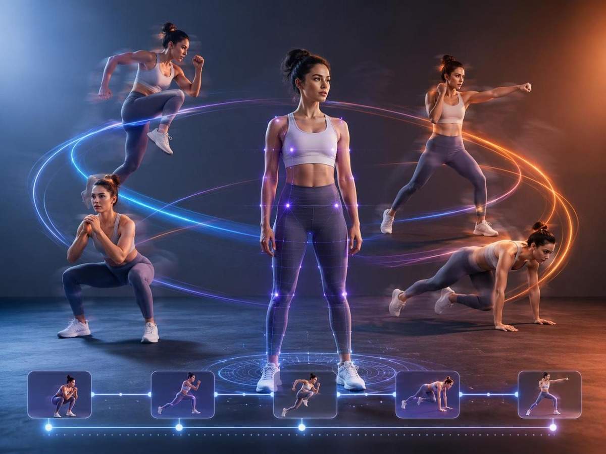 workout motion transfer AI prompt cover 3 in 4:3