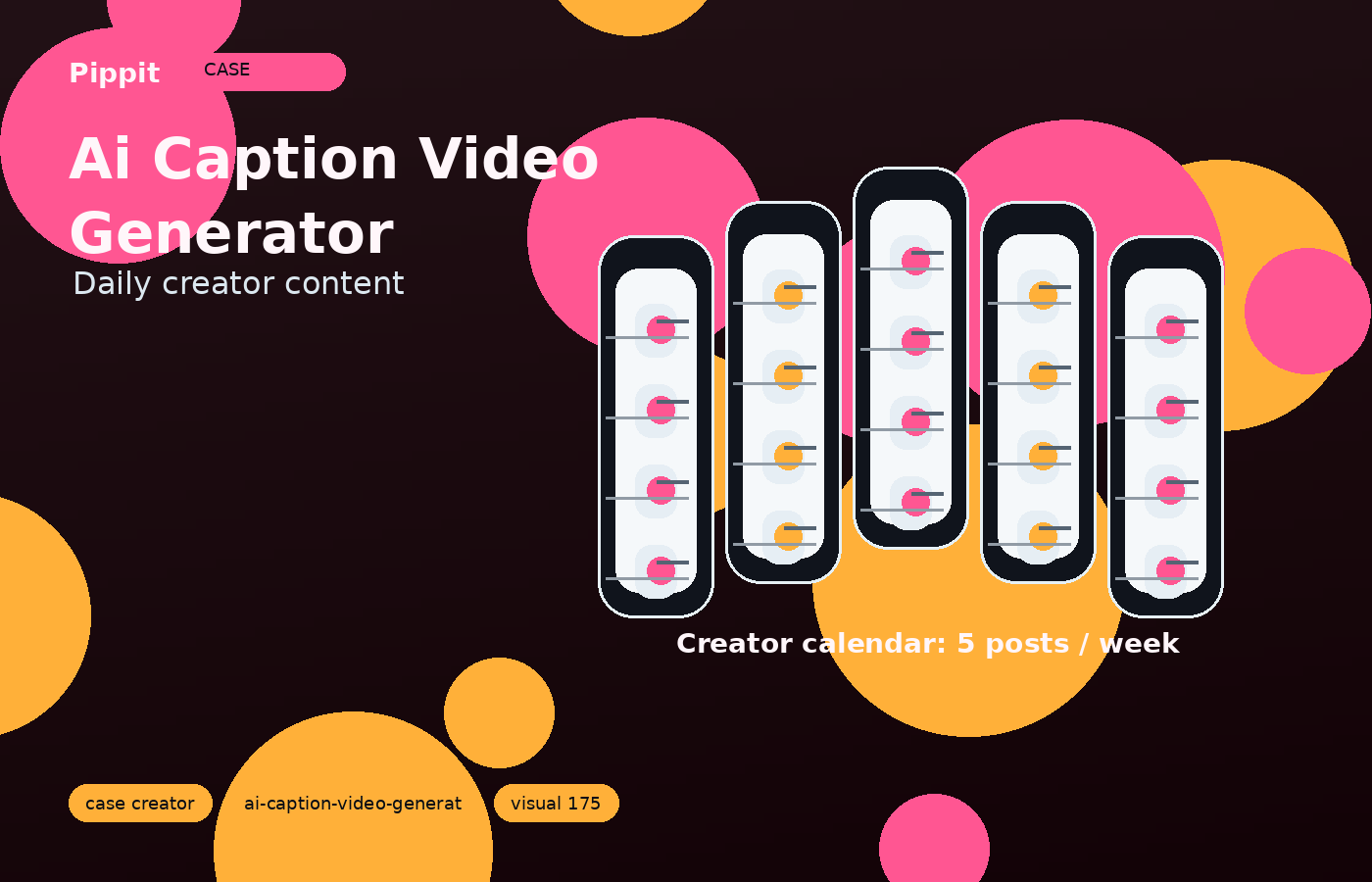 ai caption video generator creator planning example