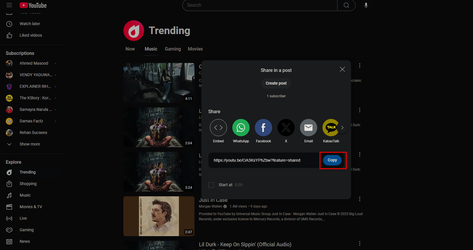 Find the YouTube video you want to use