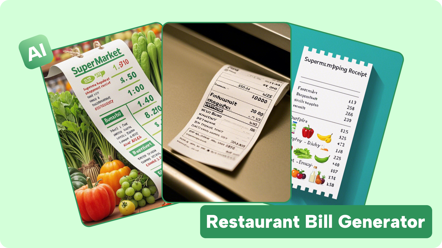 restaurant bill generator