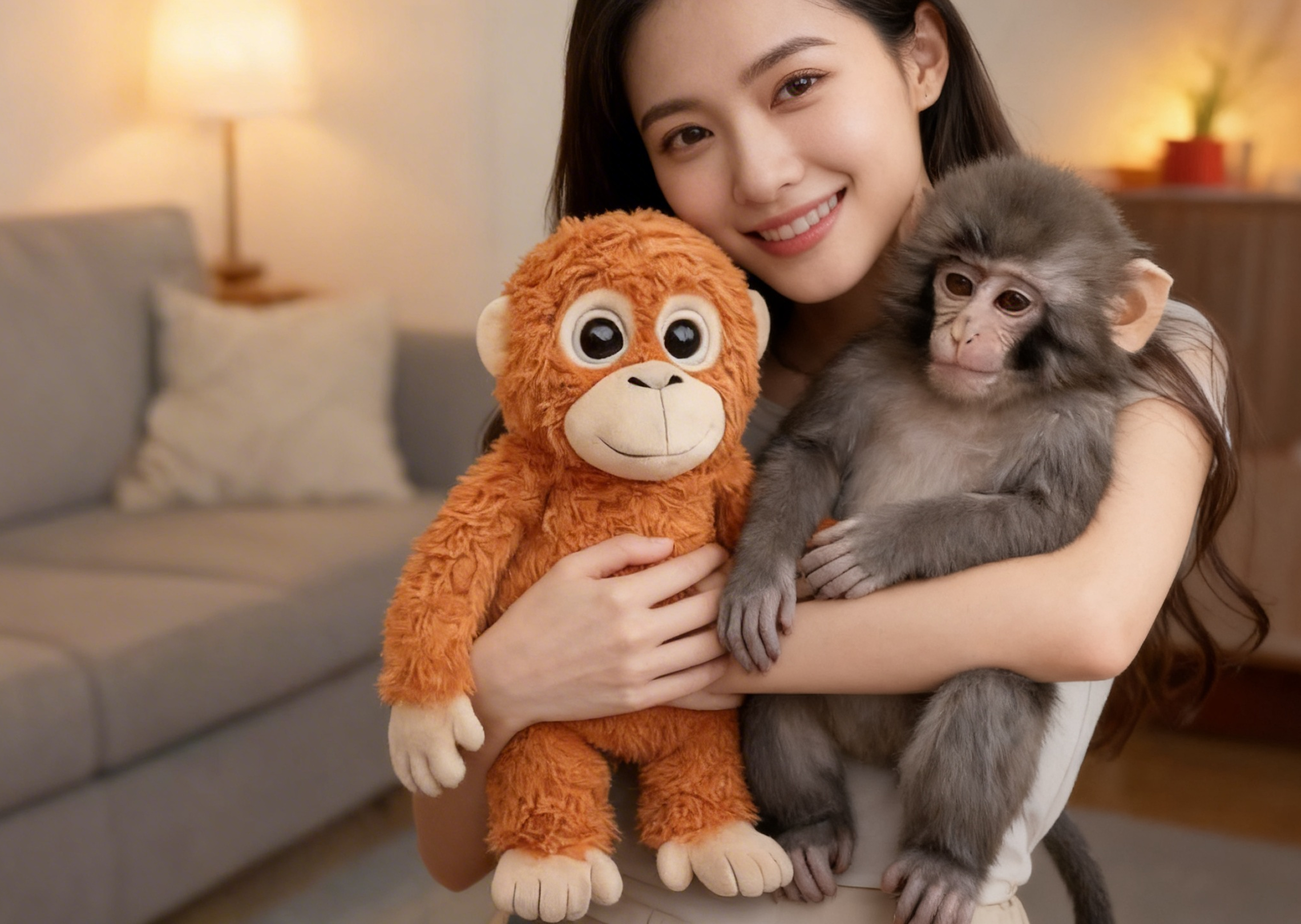 hình nền xu hướng khỉ