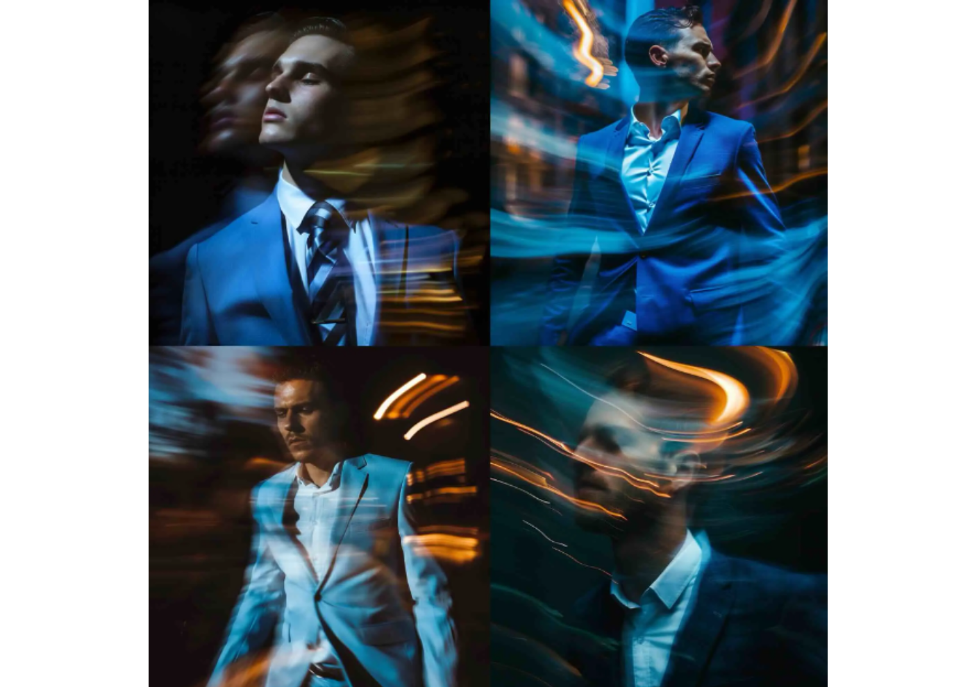 Image of man in low shutter speed